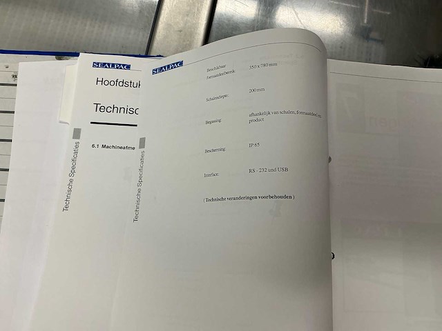 2006 sealpac (map) 800 traysealer - afbeelding 13 van  20