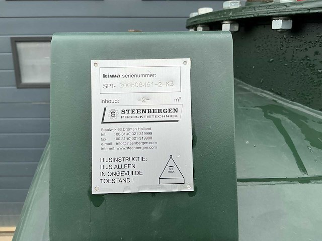2006 steenbergen diesel opslagtank 2000 ltr. - afbeelding 5 van  6