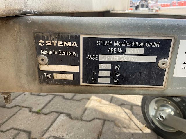 2006 stema b6075 huif-aanhangwagen - afbeelding 6 van  14