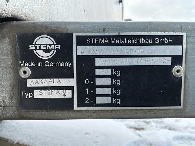 2006 stema stema 01 aanhangwagen - afbeelding 4 van  13
