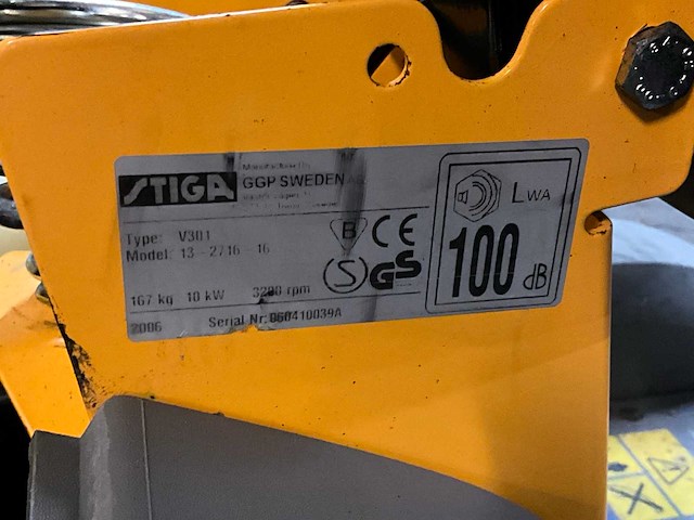 2006 stiga ready hst v301 zitmaaier - afbeelding 4 van  12