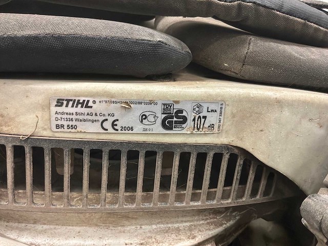 2006 stihl br 550 bladblazer - afbeelding 7 van  7
