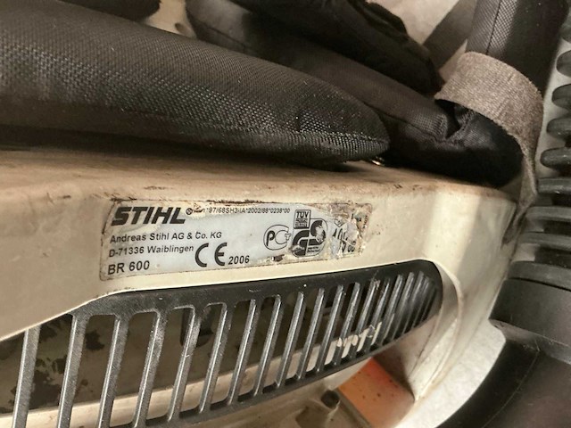 2006 stihl br600 ruggedragen bladblazer - afbeelding 5 van  5