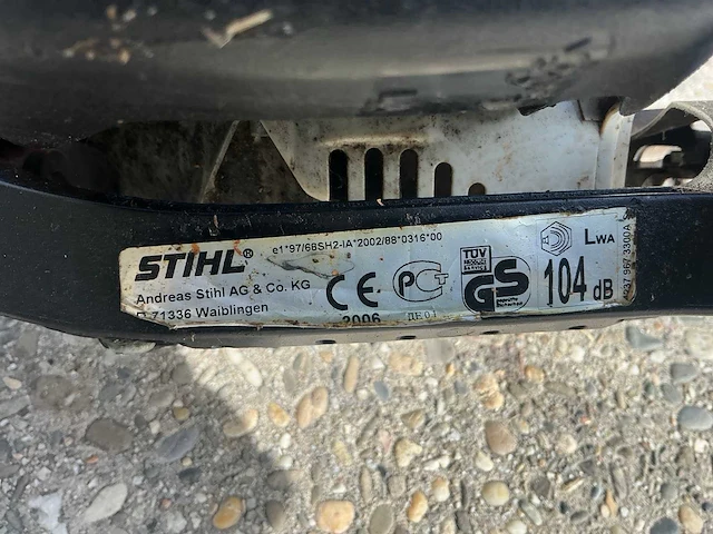 2006 stihl hs81r heggenschaar - afbeelding 8 van  8