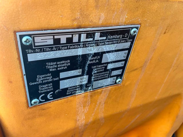 2006 still p06 elektrische 24v takelwagens - afbeelding 3 van  5
