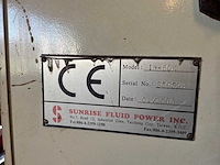 2006 sunrise iw-60k pons, knip,uithoek en stansmachine - afbeelding 3 van  14