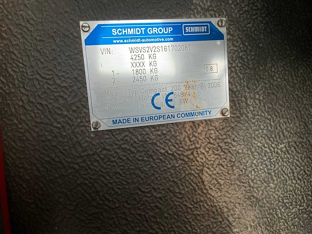 2006 swingo zelfrijdende veegmachine - afbeelding 11 van  14