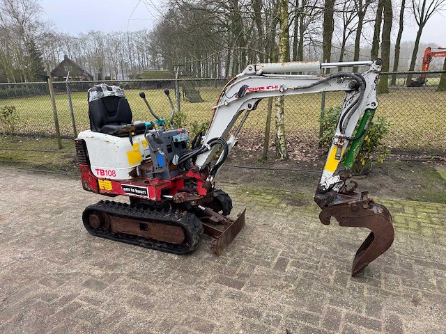 2006 takeuchi tb108 minigraafmachine - afbeelding 11 van  15