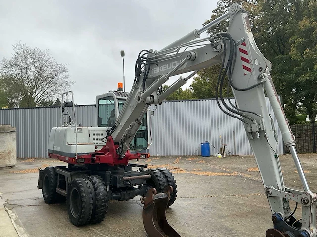 2006 takeuchi tb175w mobiele graafmachine met cw10, 2 bakken en extra banden - afbeelding 4 van  32