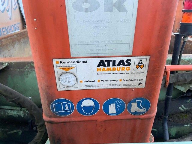 2006 terex atlas 85.2 - a 2 oplegger - afbeelding 13 van  21