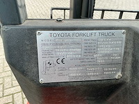 2006 toyota 7fbmf 16 vorkheftruck - afbeelding 21 van  28