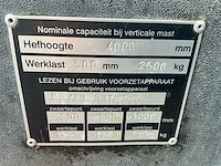 2006 toyota 7fbmf25 vorkheftruck elektrisch - afbeelding 4 van  13