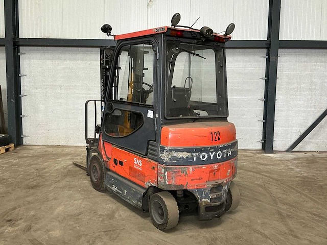 2006 toyota 7fbmf25 vorkheftruck - afbeelding 4 van  8