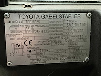 2006 toyota 7fbmf25 vorkheftruck - afbeelding 6 van  8