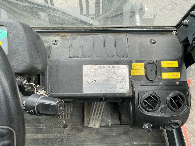 2006 toyota 7fbmf40 vorkheftruck - afbeelding 33 van  38