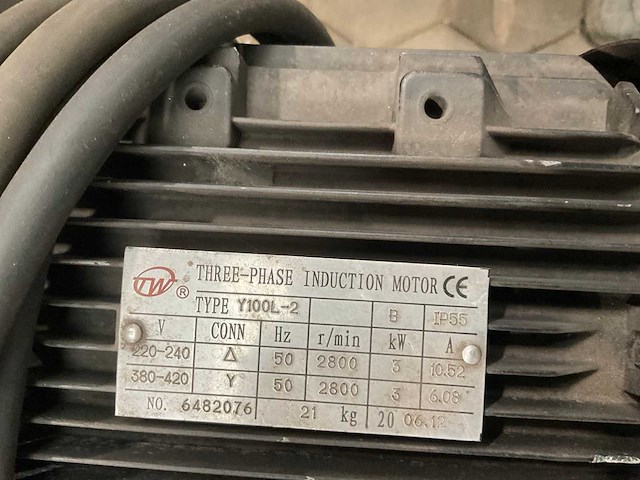 2006 tw y100l-2 bandschuurmachine - afbeelding 5 van  7