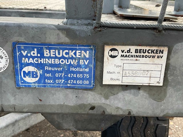 2006 van den beucken aanhangwagen - afbeelding 10 van  18