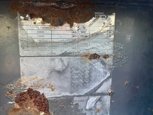 2006 van hool 3k2001 container carrier - afbeelding 1 van  3