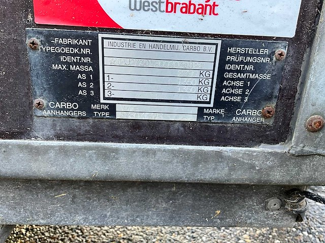 2006 vawe tandemas aanhangwagen ws-pt-11 - afbeelding 11 van  19