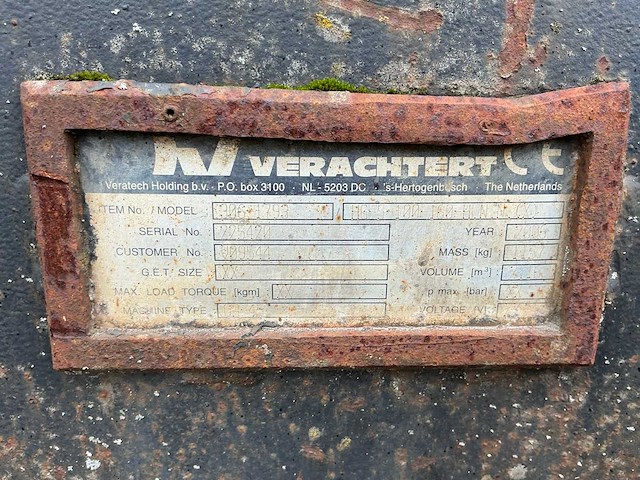 2006 verachtert hg-5-100 graafbak - afbeelding 7 van  7