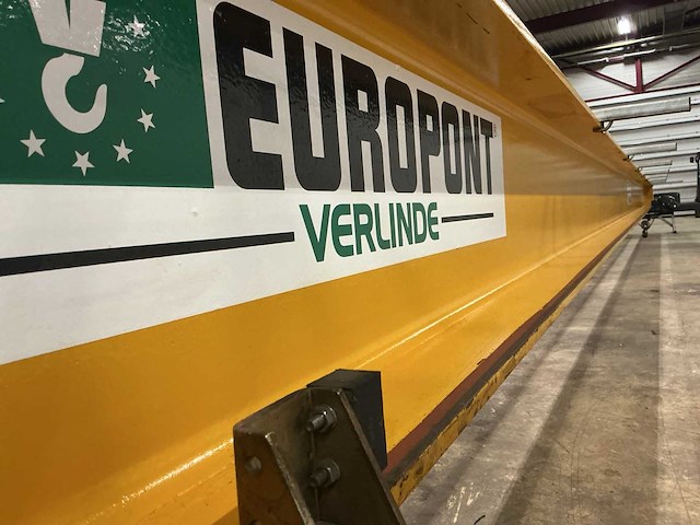 2006 verlinde 3.200 kg x 14,25 m bovenloopkraan - afbeelding 9 van  17