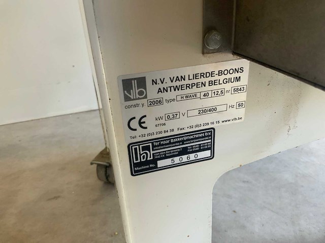 2006 vlb h wave broodsnijmachine - afbeelding 6 van  7