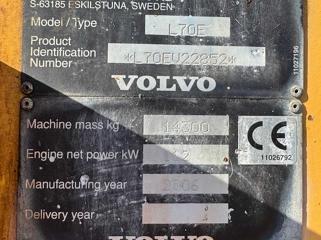 2006 volvo l70e shovel - afbeelding 5 van  24
