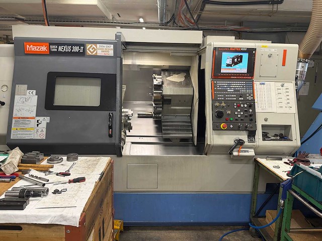 2007 - mazak - qtn 300-2 - cnc lathe - afbeelding 5 van  12