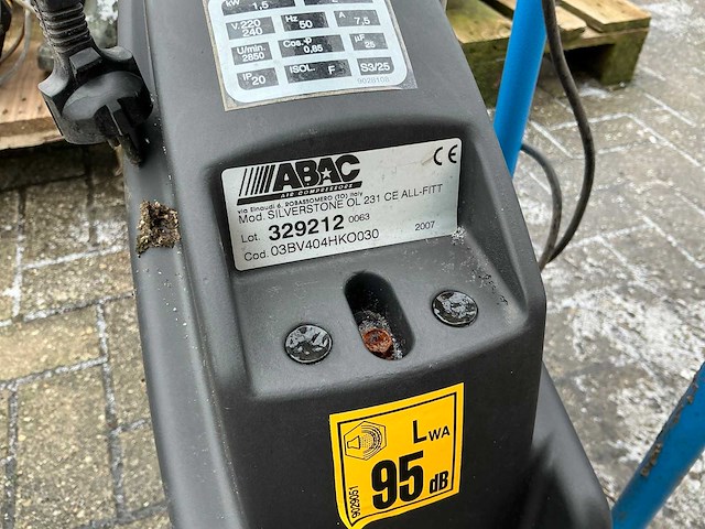 2007 abac silverstone ol231 luchtcompressor - afbeelding 5 van  6