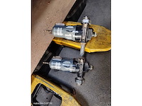 2007 atlas copco ga11ff schroefcompressor op ketel met geïntegreerde droger (11 kw) – (full feature / tank mounted) - hoge druk 13 bar! - afbeelding 5 van  5