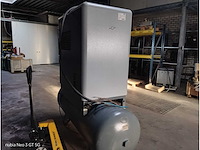 2007 atlas copco ga11ff schroefcompressor op ketel met geïntegreerde droger (11 kw) – (full feature / tank mounted) - hoge druk 13 bar! - afbeelding 4 van  4