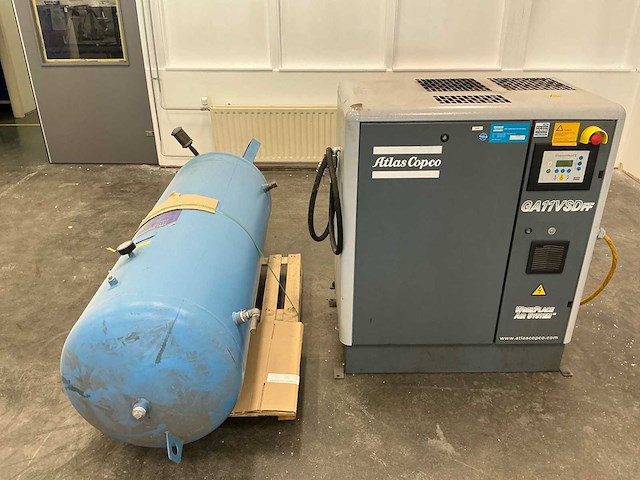 2007 atlas copco ga11vsdff schroefcompressor - afbeelding 11 van  18