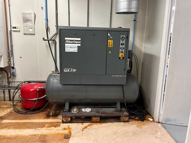 2007 atlas copco gx7 ff luchtcompressor - afbeelding 1 van  5