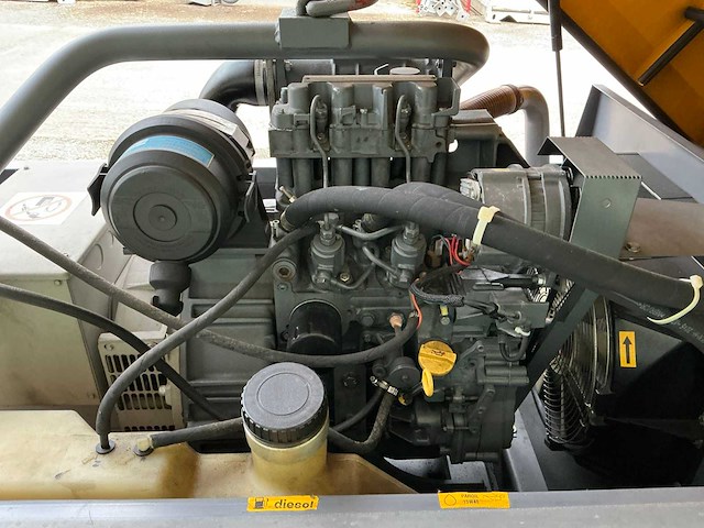 2007 atlas copco qax12 stroomgenerator aanhangwagen - afbeelding 7 van  17