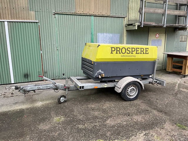 2007 atlas copco qax12 stroomgenerator aanhangwagen - afbeelding 1 van  17