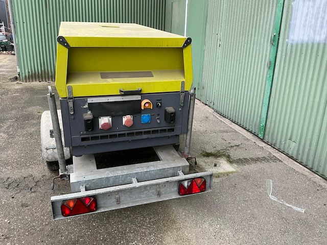 2007 atlas copco qax12 stroomgenerator aanhangwagen - afbeelding 12 van  17