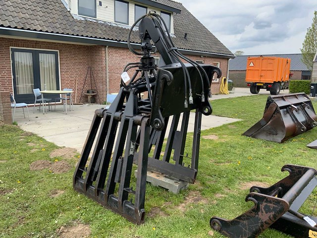 2007 beco ml1 hydraulische roterende stenenklem - afbeelding 1 van  7