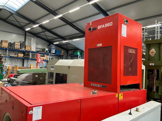 2007 berko br80/bfa960 schroefcompressor met droger - afbeelding 3 van  6
