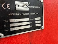 2007 berko br80/bfa960 schroefcompressor met droger - afbeelding 5 van  6
