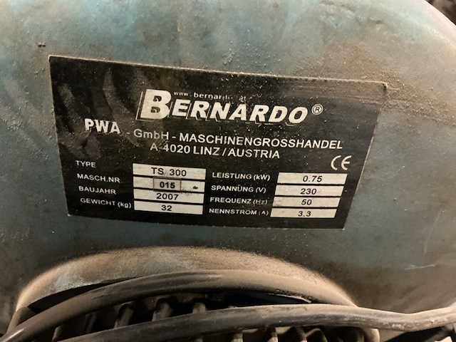 2007 bernardo ts300 vlakschuurmachines - afbeelding 5 van  5