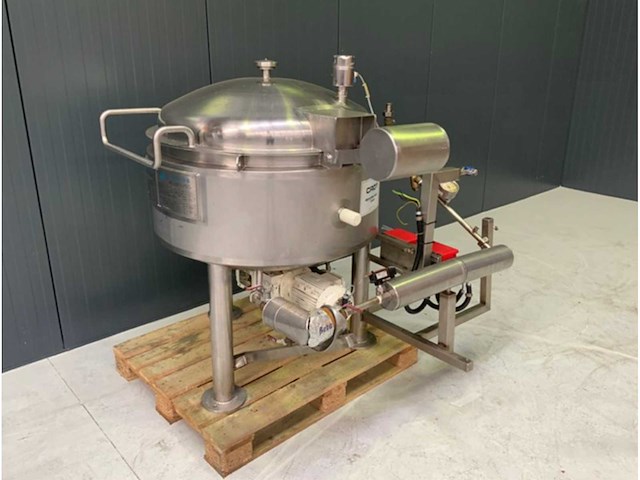 2007 briggs smelt-mengtank met mantel en roerwerk - afbeelding 1 van  6