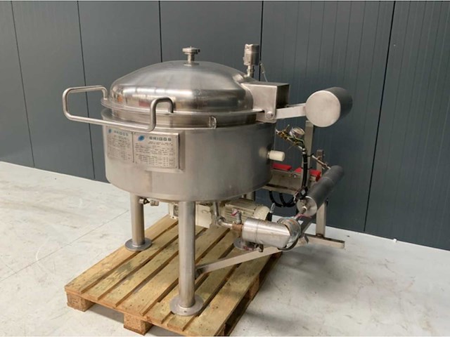 2007 briggs smelt-mengtank met mantel en roerwerk - afbeelding 6 van  6