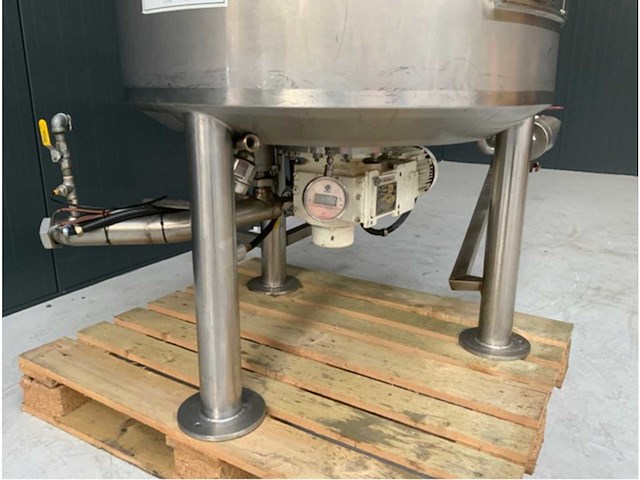 2007 briggs smelt-mengtank met mantel en roerwerk - afbeelding 2 van  6