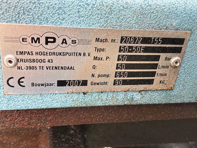 2007 brinkman / empas motorvatspuit - afbeelding 5 van  10