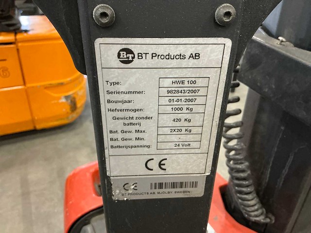 2007 bt hwe 100 stapelaar - afbeelding 6 van  14