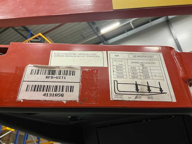 2007 bt rrb1 reachtruck - afbeelding 10 van  19