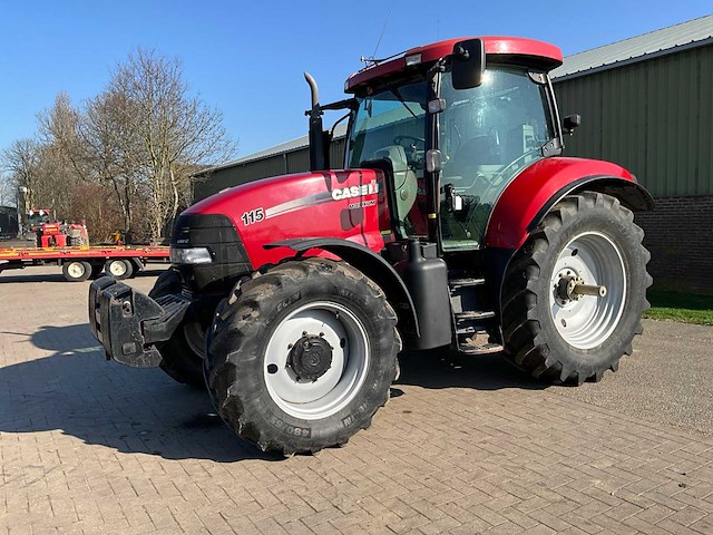 2007 case ih 115 maxxum vierwielaangedreven landbouwtractor - afbeelding 1 van  22