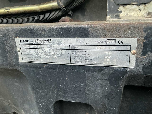 2007 case international magnum mx 250 vierwielaangedreven landbouwtractor - afbeelding 16 van  28