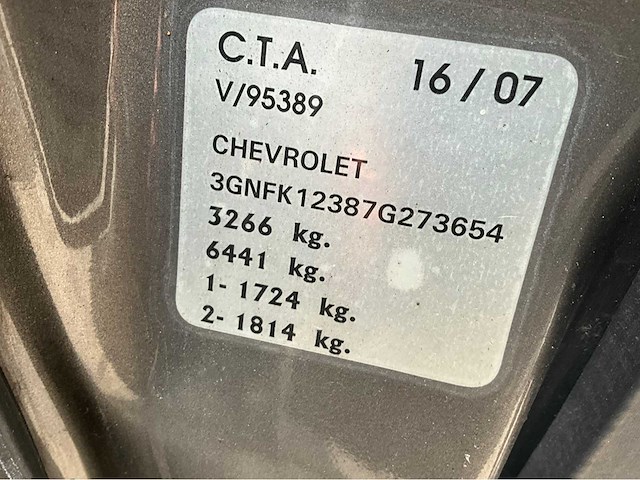 2007 chevrolet avalanche ltz v8 personenauto - afbeelding 36 van  41