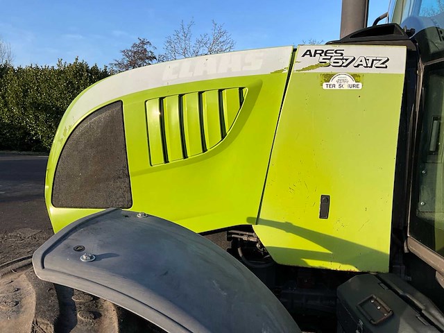 2007 claas ares 567 atz vierwielaangedreven landbouwtractor - afbeelding 11 van  30